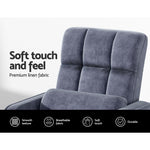 Floor Lounge Sofa Bed Swivel Charcoal