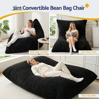 Convertible Bean Bag Floor Chair Sofa | HomeAndLiving - 4