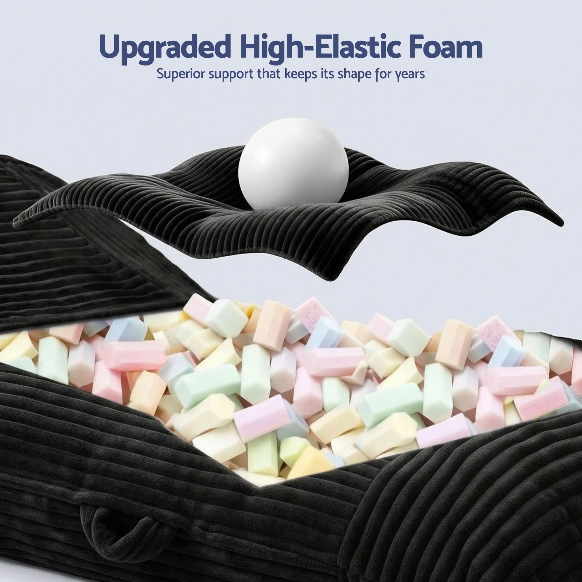 Convertible Bean Bag Floor Chair Sofa | HomeAndLiving - 7