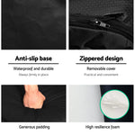 Floor Lounge Sofa Camping Chair Black