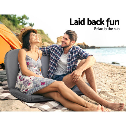 Floor Lounge Sofa Camping Chair Grey