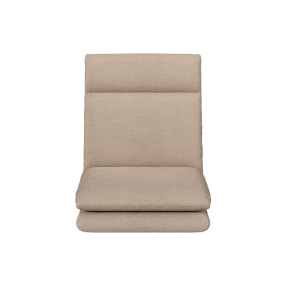 Floor Lounge Sofa Bed 1 Seater Linen Beige