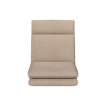 Floor Lounge Sofa Bed 1 Seater Linen Beige