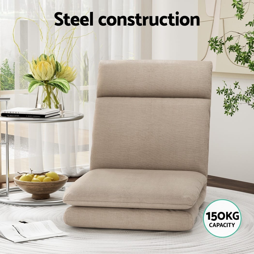 Beige sofa 122x50x14cm, view 6