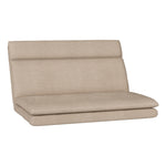 Floor Lounge Sofa Bed 1 Seater Linen Beige