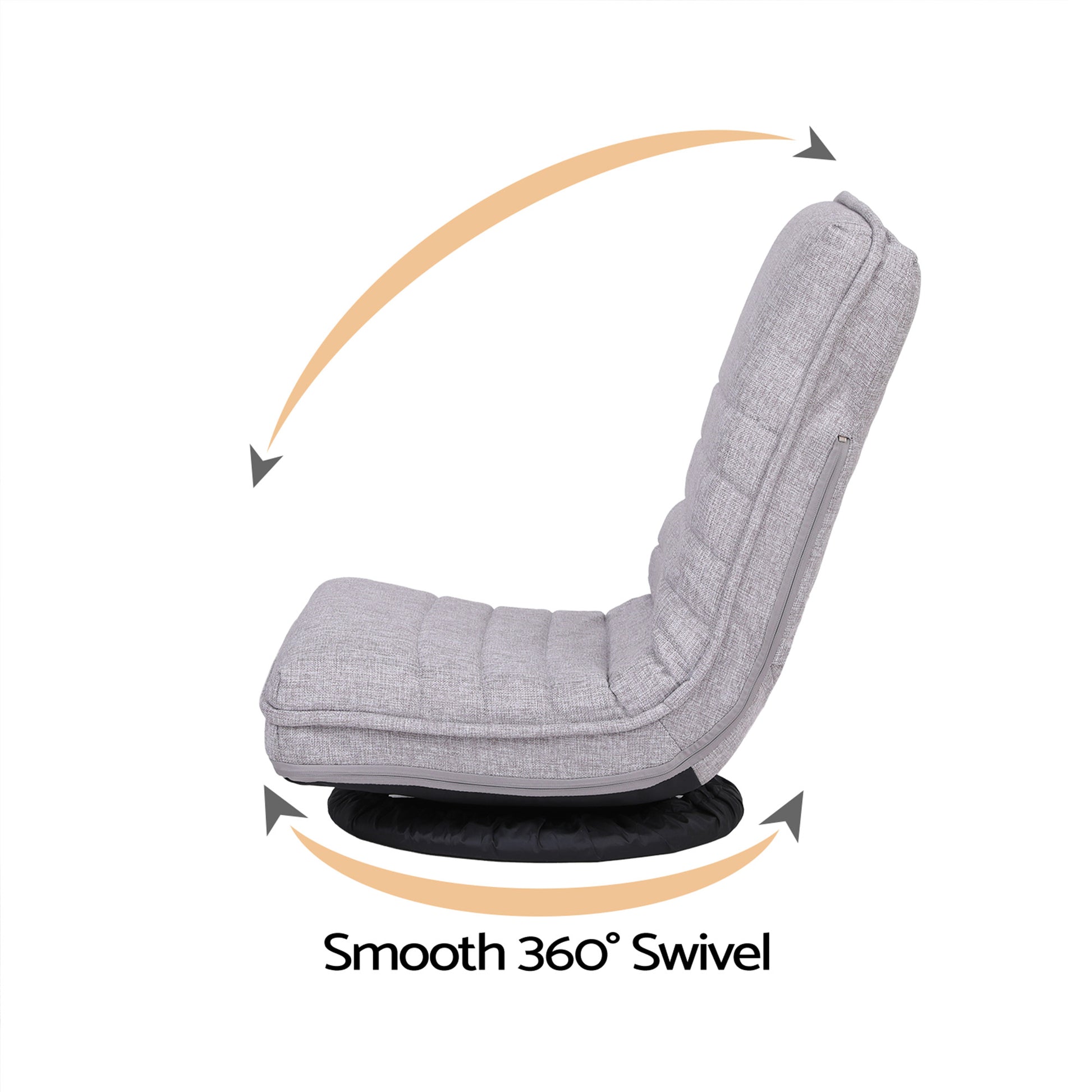 360 Swivel Floor Chair Foldable Lounge Seat | HomeAndLiving