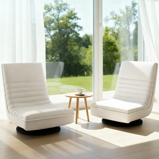 White sofa 45x55x57cm, side view