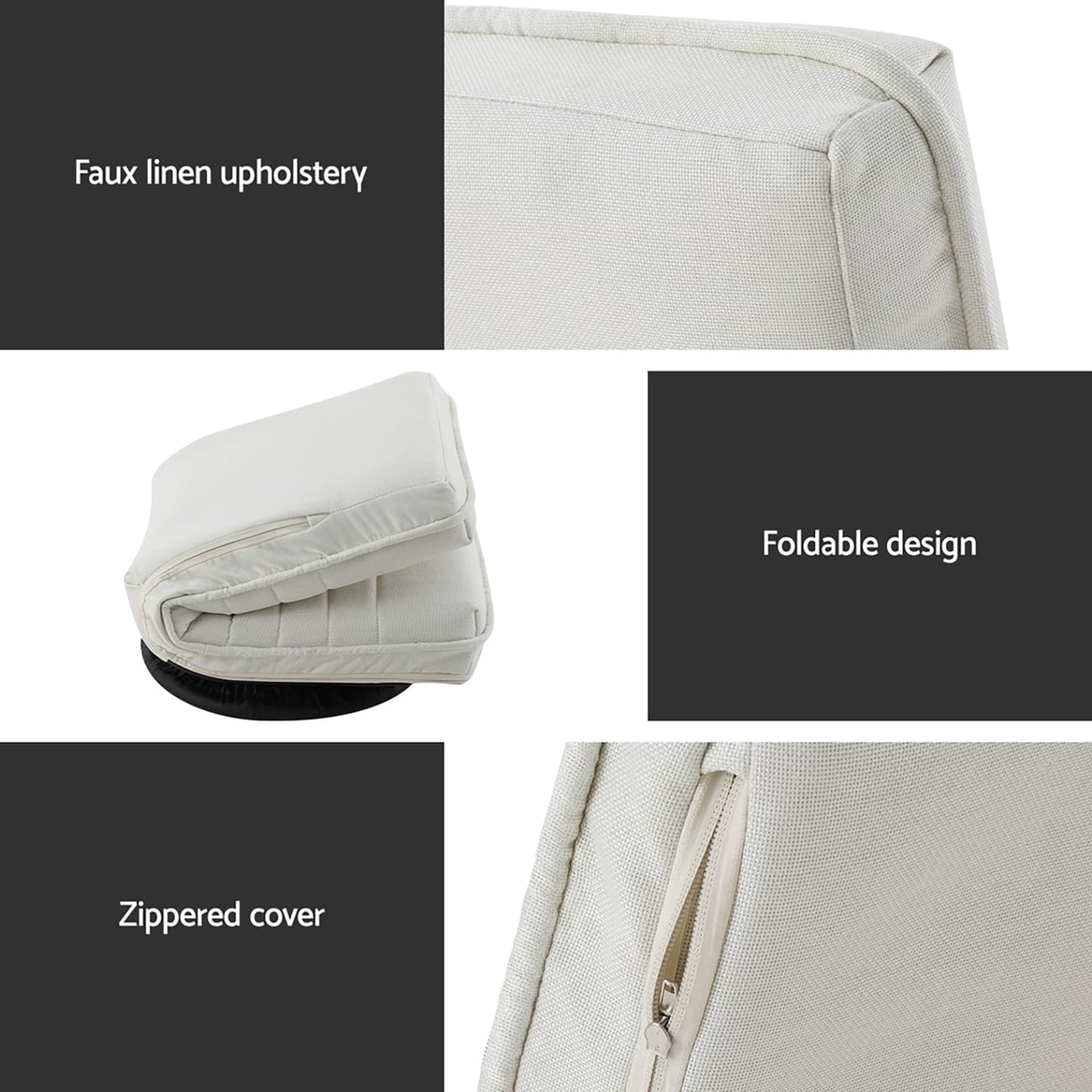 White sofa 45x55x57cm