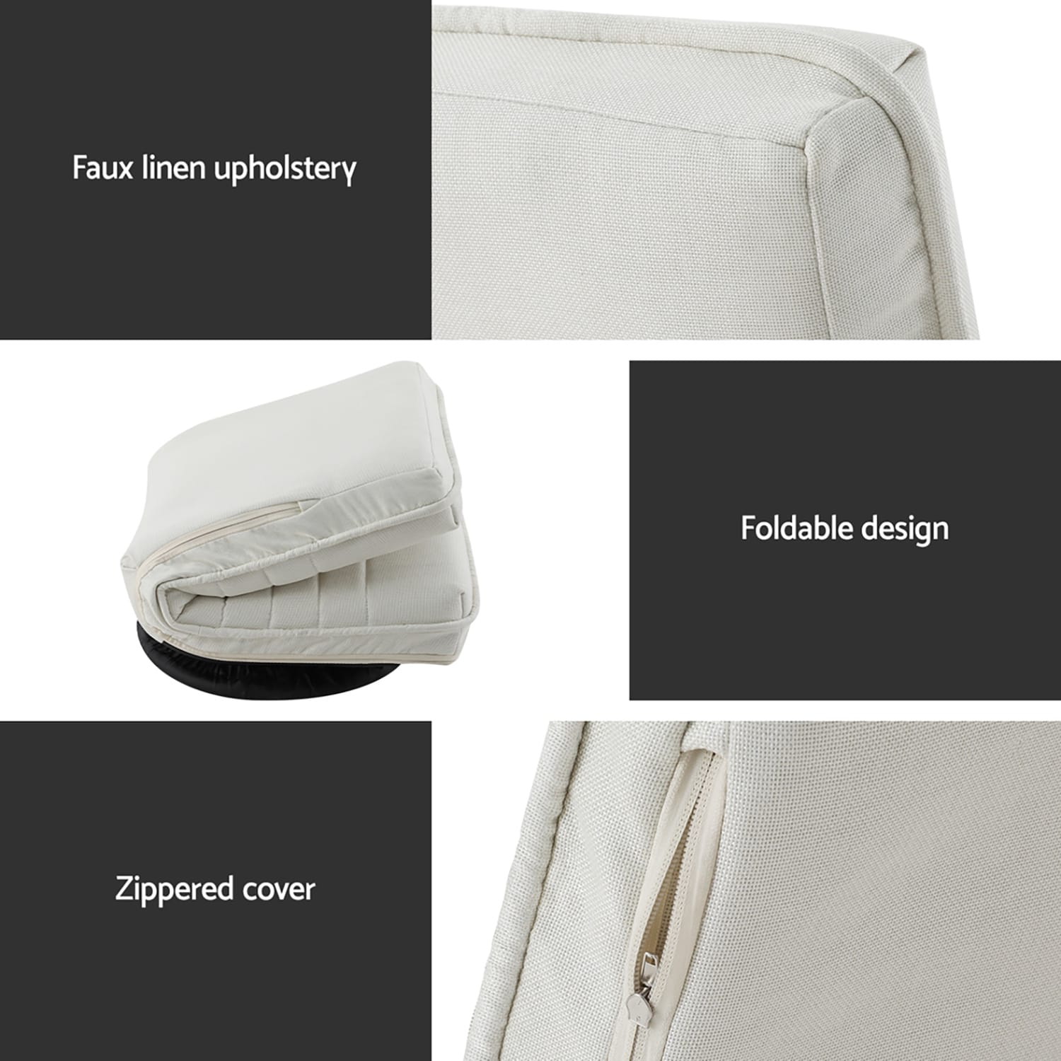 White sofa 45x55x57cm