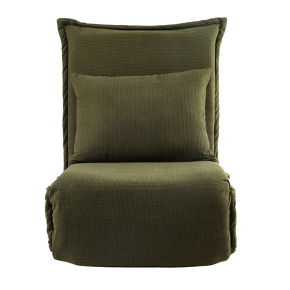 Modern Green Foldable Floor Lounge Sofa Bed Adjustable Comfortable Seating