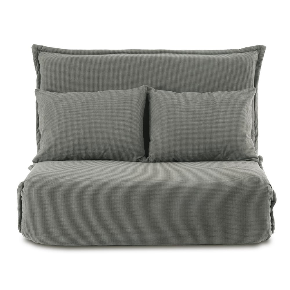 Grey sofa bed 95x73x63cm, detail