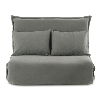 Grey sofa bed 95x73x63cm, detail