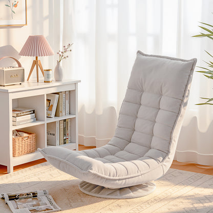 Swivel Floor Chair 360° Foldable Recliner | HomeAndLiving