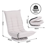 Swivel Floor Chair 360° Foldable Recliner | HomeAndLiving