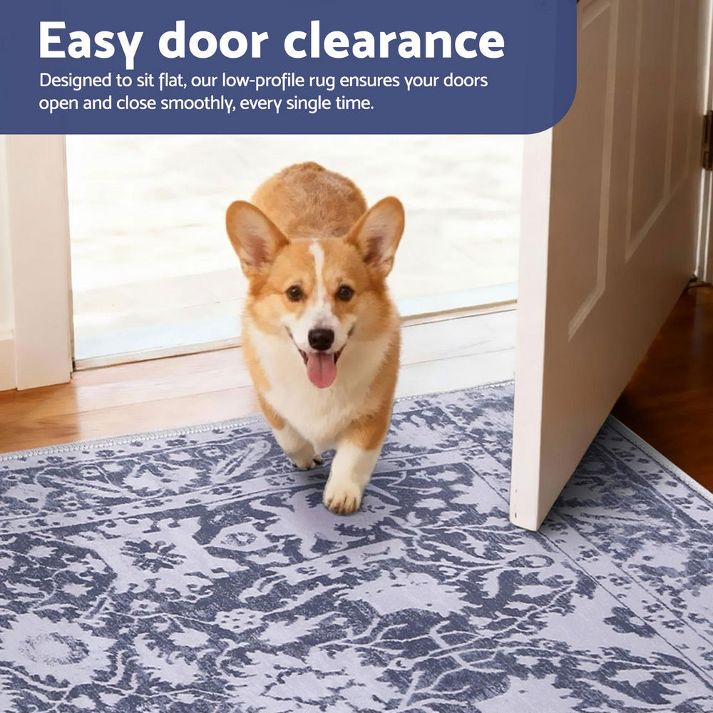 Floor Rug 240X340Cm Soft Velvet Washable Modern Area Rug Floor