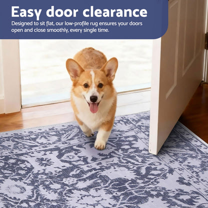 Floor Rug 240X340Cm Soft Velvet Washable Modern Area Rug Floor