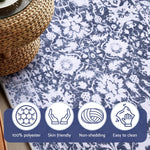 Hallway Runner Rug 80X300Cm Soft Velvet Washable Modern Kitchen Mat