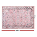 Floor Rug 240X340Cm Large Washable Area Rug Vintage Living Room
