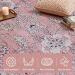 Floor Rug 240X340Cm Large Washable Area Rug Vintage Living Room