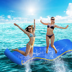 Floating Water Mat 55x180cm Foam Pad Swimming Pool Platform Blue