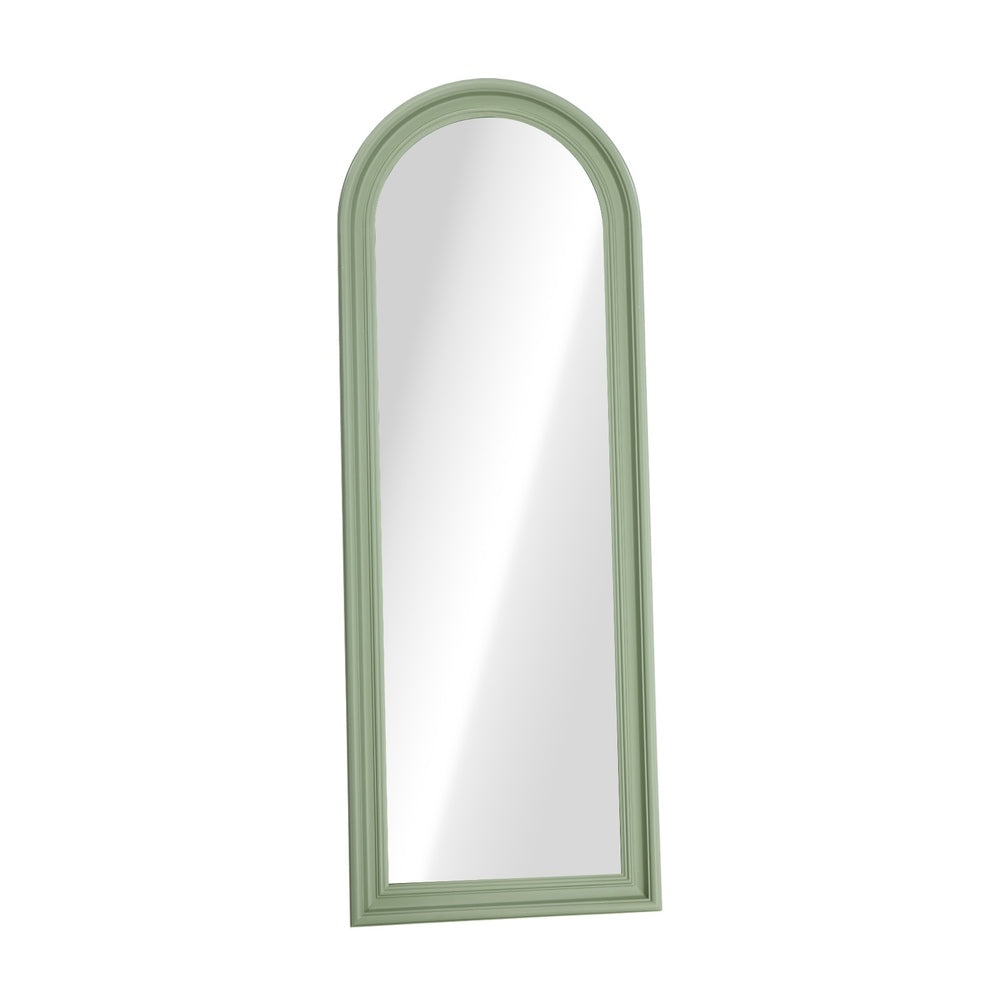 Full Length Mirror Elegance Arch 165x60cm Wood Green/Brown/Natural/White