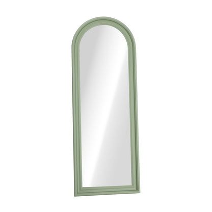 Full Length Mirror Elegance Arch 165x60cm Wood Green/Brown/Natural/White