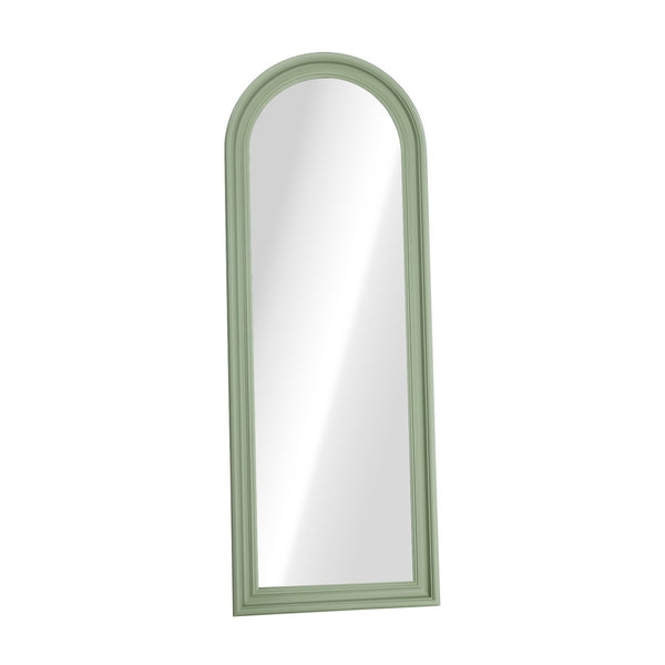  Full Length Mirror Elegance Arch 165x60cm Wood Green/Brown/Natural/White