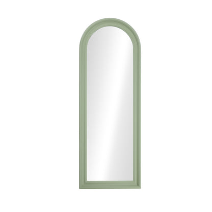 Full Length Mirror Elegance Arch 165x60cm Wood Green/Brown/Natural/White