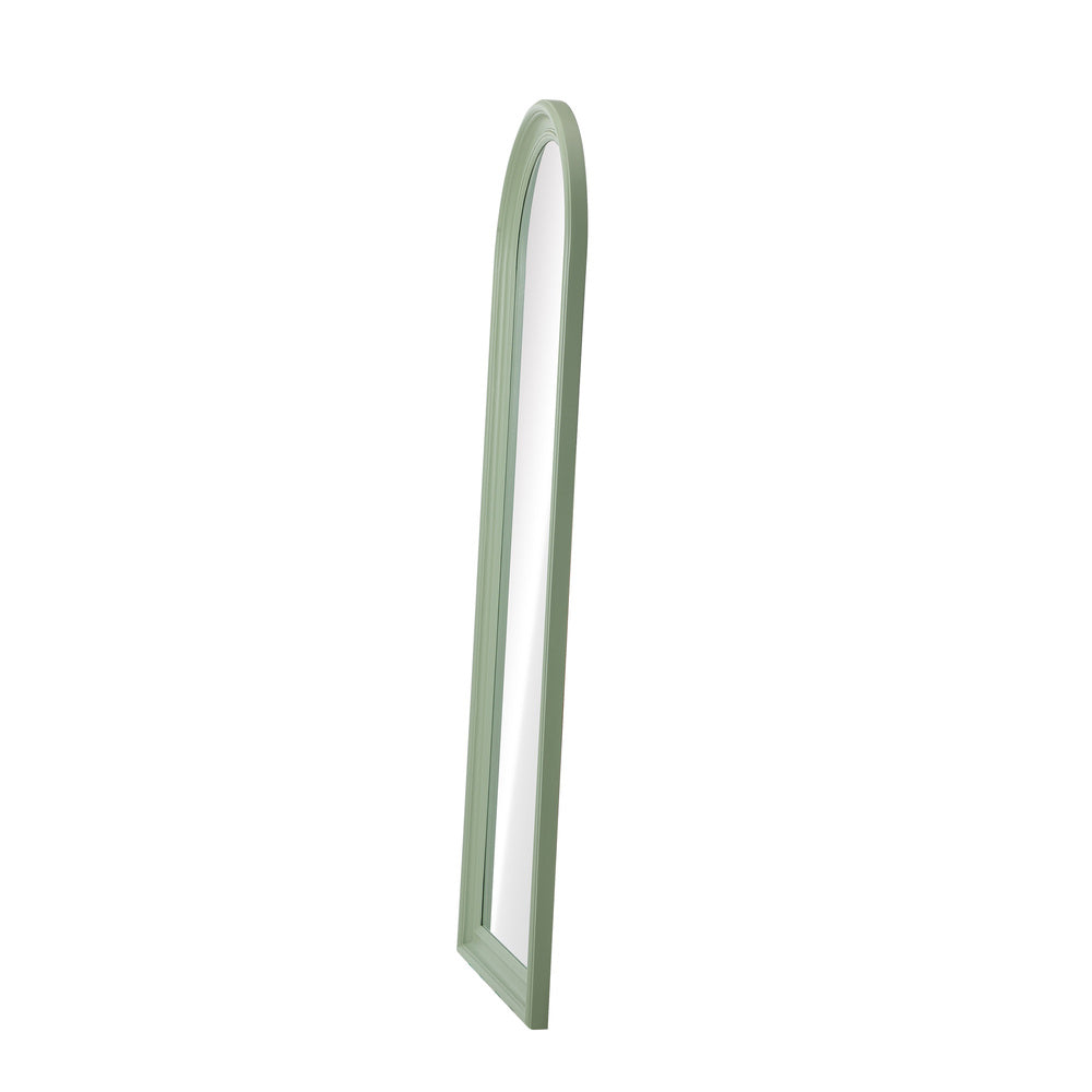 Full Length Mirror Elegance Arch 165x60cm Wood Green/Brown/Natural/White