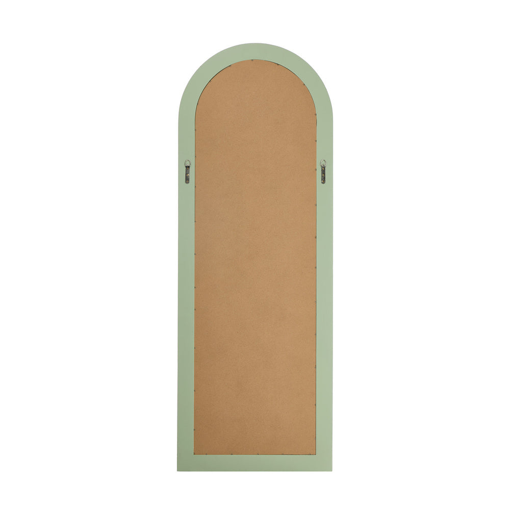 Full Length Mirror Elegance Arch 165x60cm Wood Green/Brown/Natural/White
