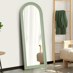 Full Length Mirror Elegance Arch 165x60cm Wood Green/Brown/Natural/White