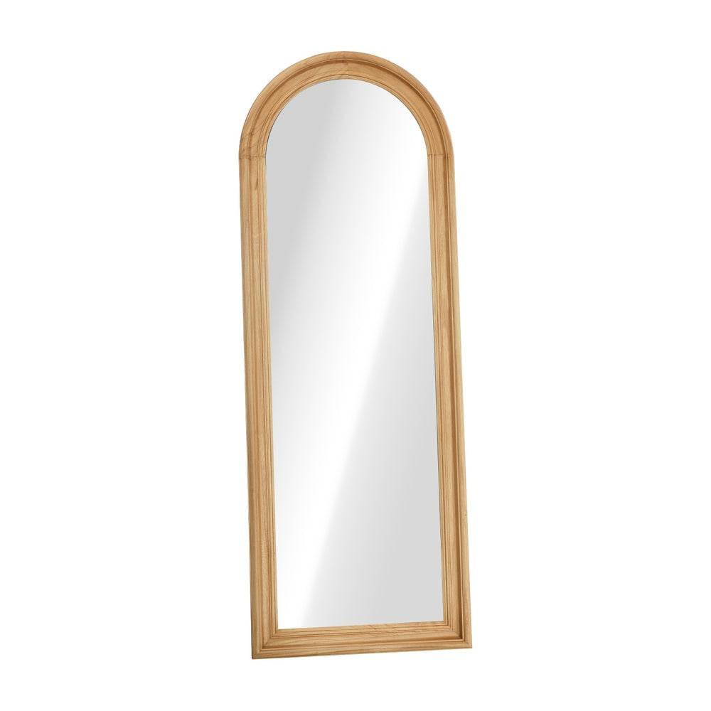 Full Length Mirror Elegance Arch 165x60cm Wood Green/Brown/Natural/White
