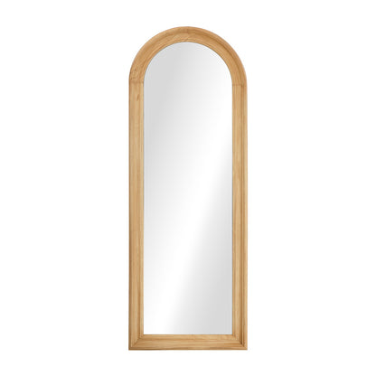 Full Length Mirror Elegance Arch 165x60cm Wood Green/Brown/Natural/White