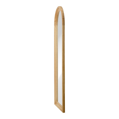 Full Length Mirror Elegance Arch 165x60cm Wood Green/Brown/Natural/White