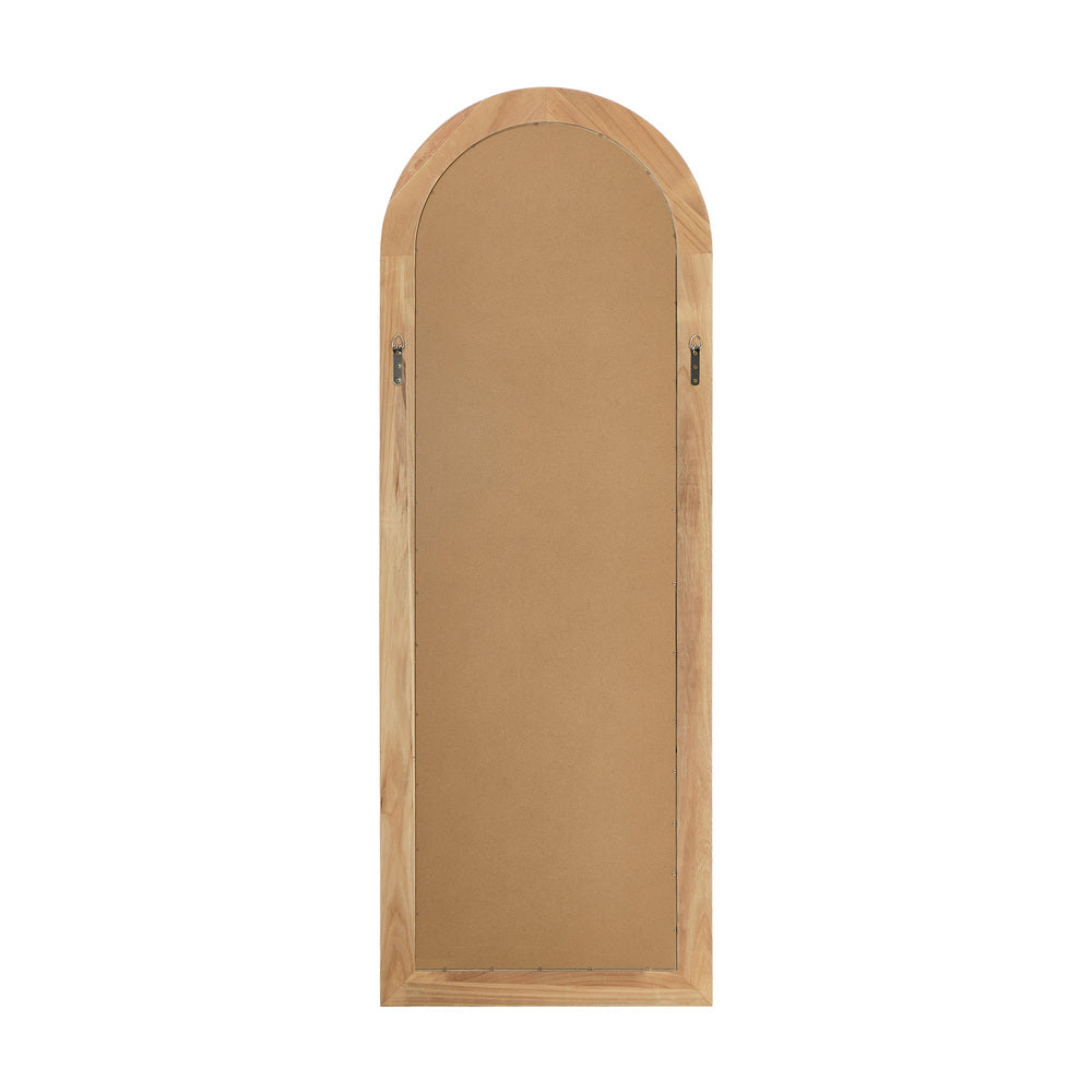 Full Length Mirror Elegance Arch 165x60cm Wood Green/Brown/Natural/White