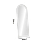 Full Length Mirror Elegance Arch 165x60cm Wood Green/Brown/Natural/White