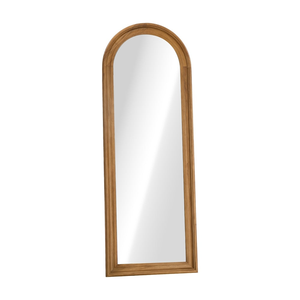 Full Length Mirror Elegance Arch 165x60cm Wood Green/Brown/Natural/White