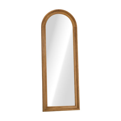 Full Length Mirror Elegance Arch 165x60cm Wood Green/Brown/Natural/White