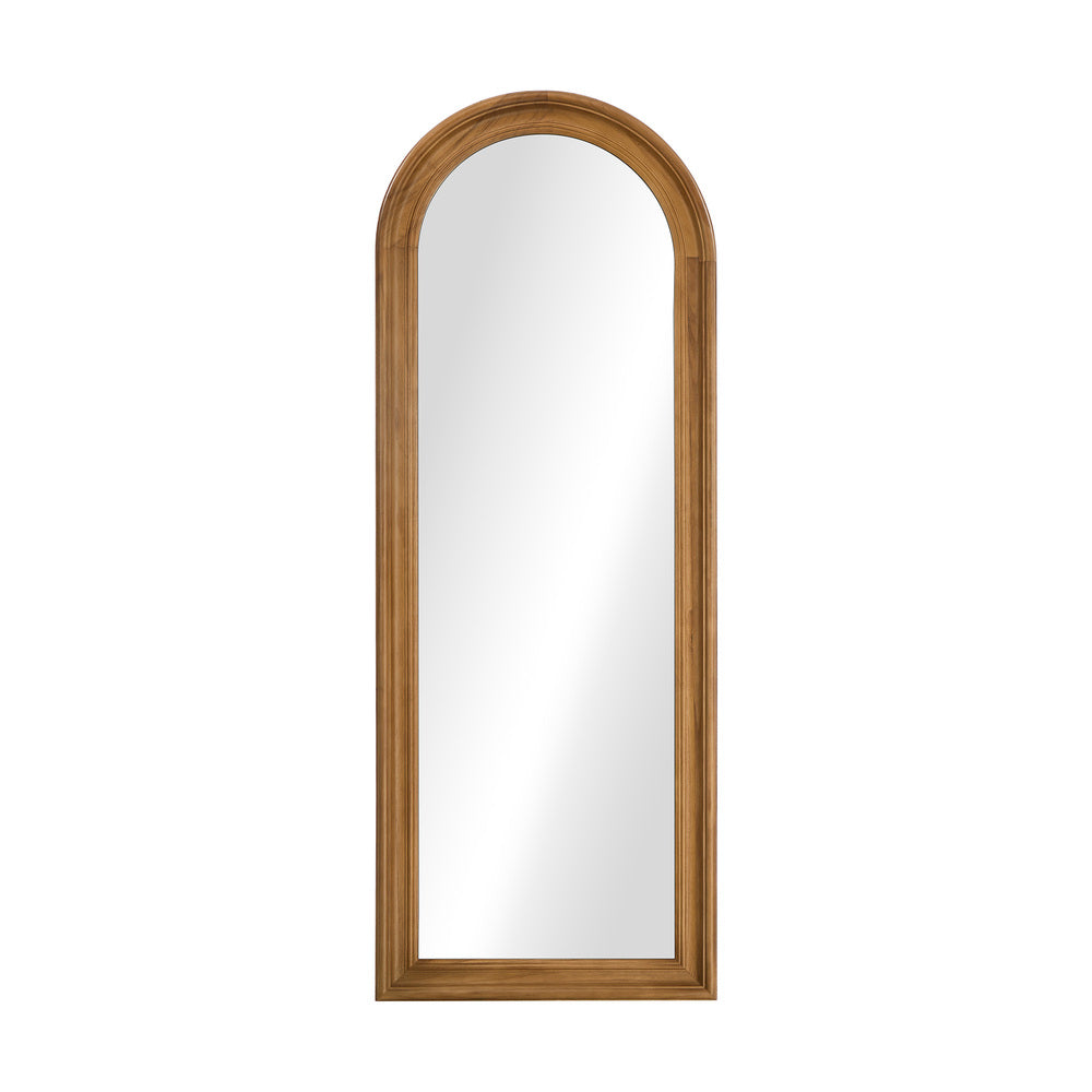 Full Length Mirror Elegance Arch 165x60cm Wood Green/Brown/Natural/White