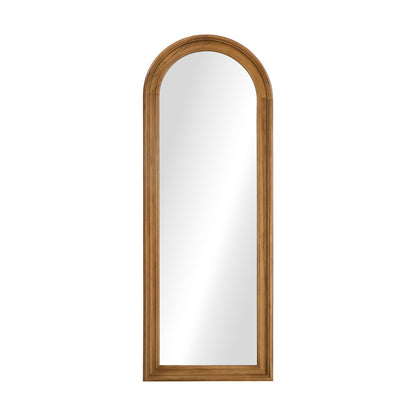 Full Length Mirror Elegance Arch 165x60cm Wood Green/Brown/Natural/White