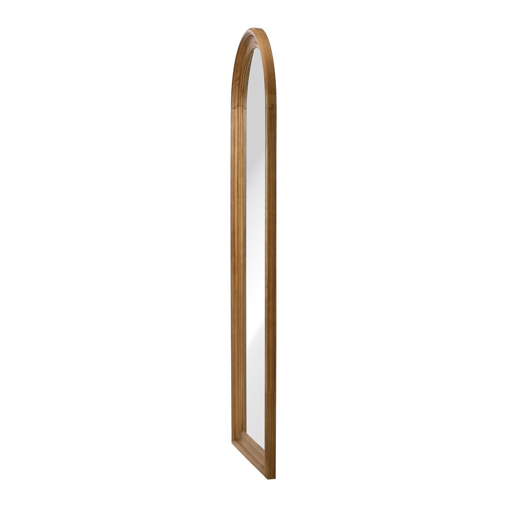 Full Length Mirror Elegance Arch 165x60cm Wood Green/Brown/Natural/White