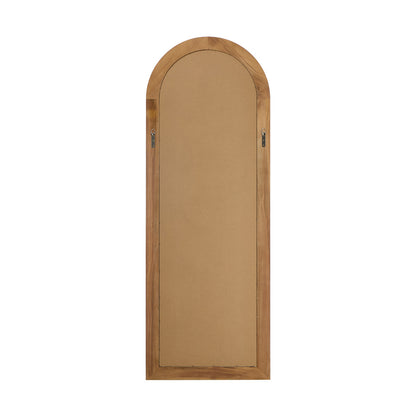 Full Length Mirror Elegance Arch 165x60cm Wood Green/Brown/Natural/White