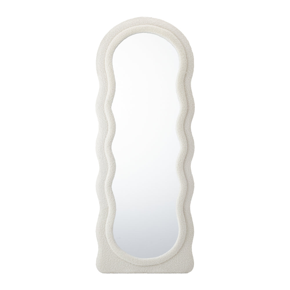 Full Length Mirror 160cm Boucle Frame Floor Mirror