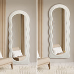 Full Length Mirror 160cm Boucle Frame Floor Mirror