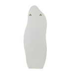 Full-Length Mirror Boucle Collection Wall Mounted White 160cm MDF Frame
