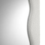 Full-Length Mirror Boucle Collection Wall Mounted White 160cm MDF Frame