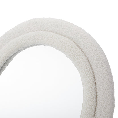 Full Length Mirror 180cm Boucle Floor Mirror | HomeAndLiving