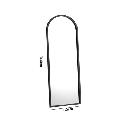 Wooden Full Length Mirror 180x70cm Arched Floor Mirrors