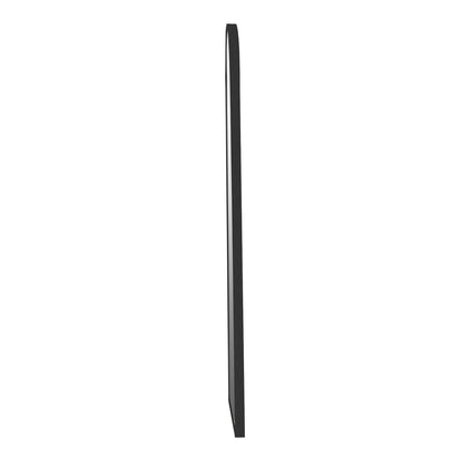 Wooden Full Length Mirror 166x60cm Arched Floor Mirror Black