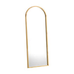 Wooden Full Length Mirror Arched Floor Mirror